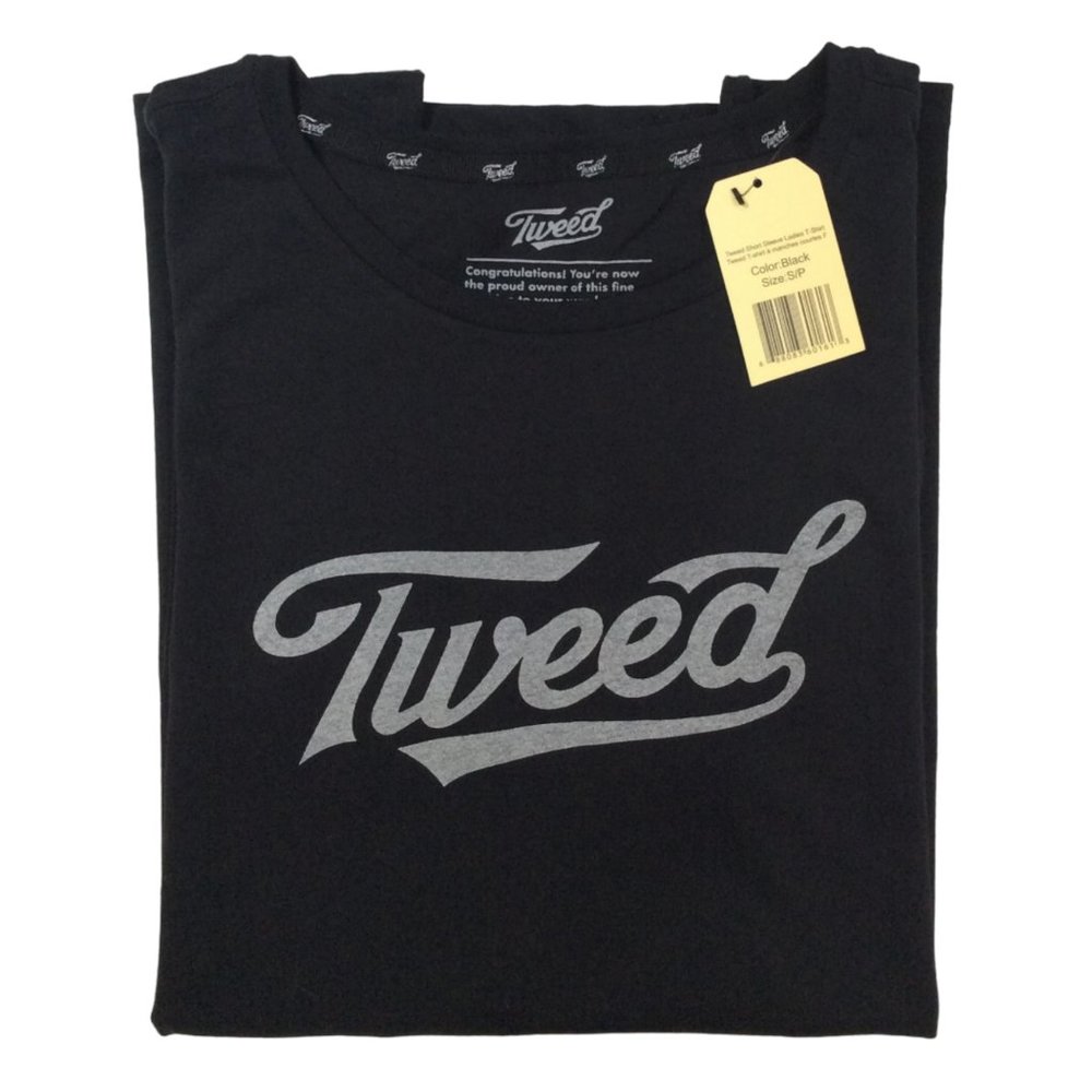 Tweed Women's Logo Cotton T-Shirt S *NWT*